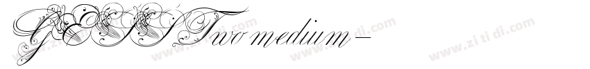 GESSTwo medium字体转换